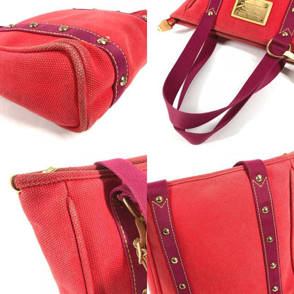 Louis Vuitton Tote Cabas MM Cotton Red