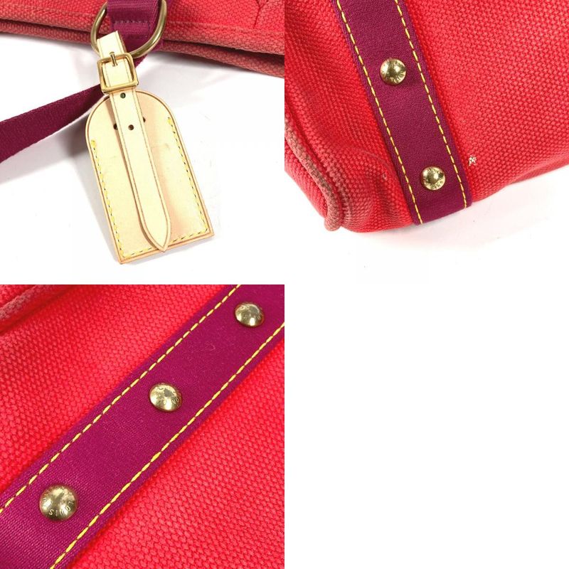 Louis Vuitton Tote Cabas MM Cotton Red