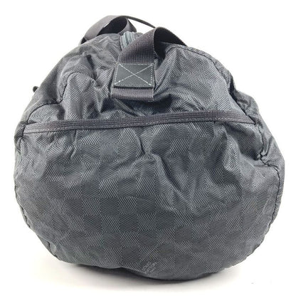Louis Vuitton Boston Bag Practical Leather Nylon Black