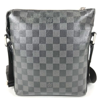 Louis Vuitton Shoulder Bag Discovery Messenger Damier Infini Leather Onyx Black