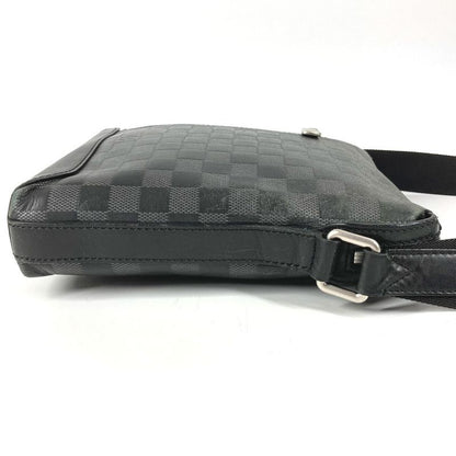 Louis Vuitton Shoulder Bag Discovery Messenger Damier Infini Leather Onyx Black