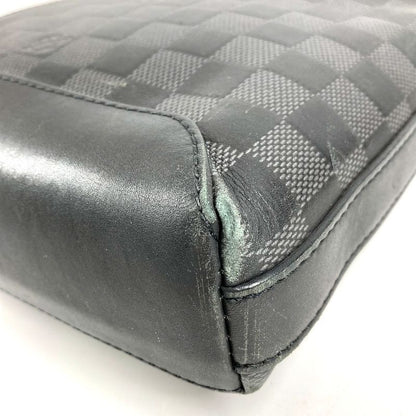 Louis Vuitton Shoulder Bag Discovery Messenger Damier Infini Leather Onyx Black