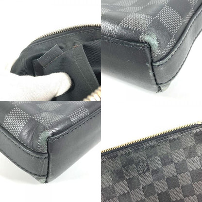 Louis Vuitton Shoulder Bag Discovery Messenger Damier Infini Leather Onyx Black