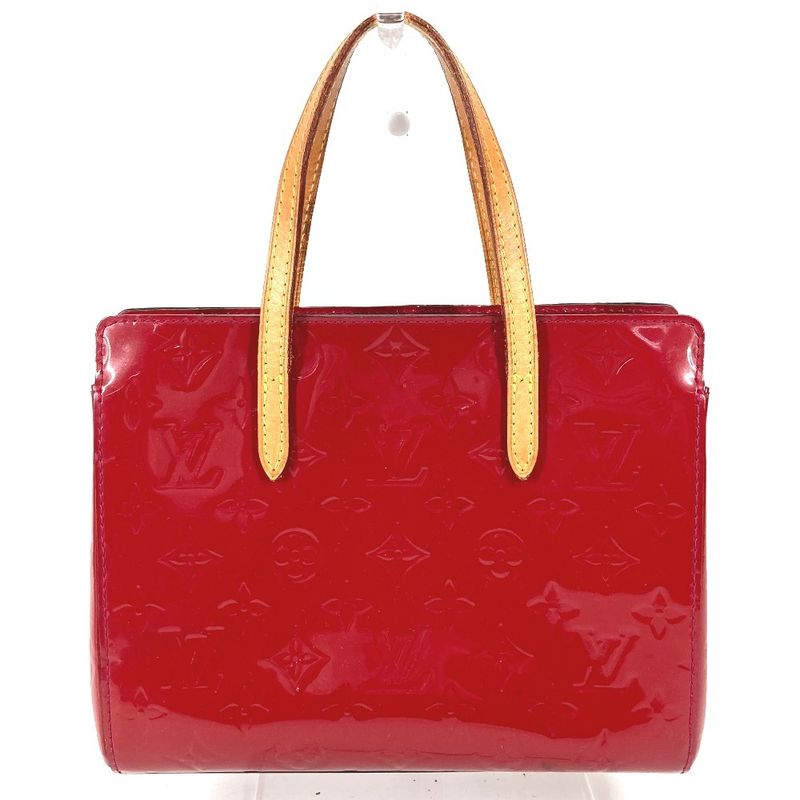 Louis Vuitton Handbag Catalina BB Monogram Vernis Canvas Rose Indien Red