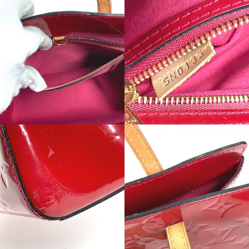 Louis Vuitton Handbag Catalina BB Monogram Vernis Canvas Rose Indien Red