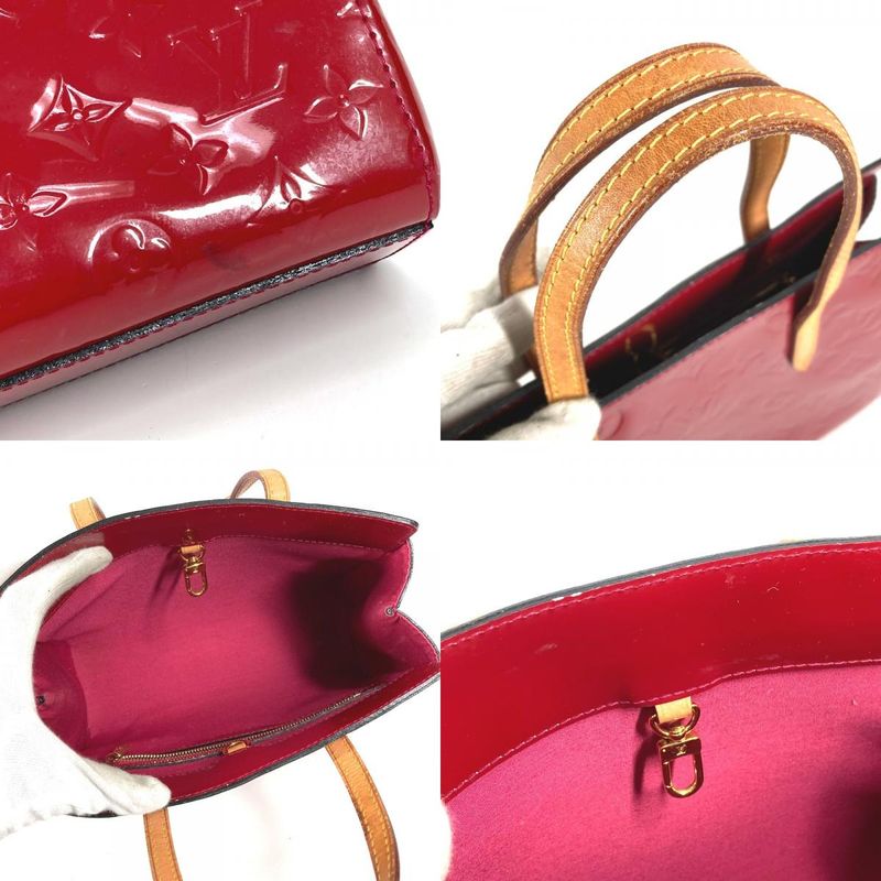 Louis Vuitton Handbag Catalina BB Monogram Vernis Canvas Rose Indien Red