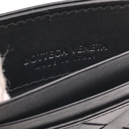 Bottega Veneta Leather Card Case Business Holder Regular Era Black