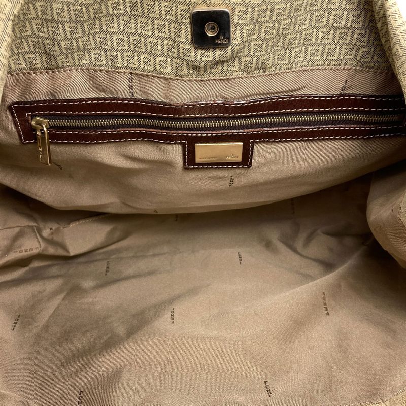 Fendi Zucchino Tote Canvas