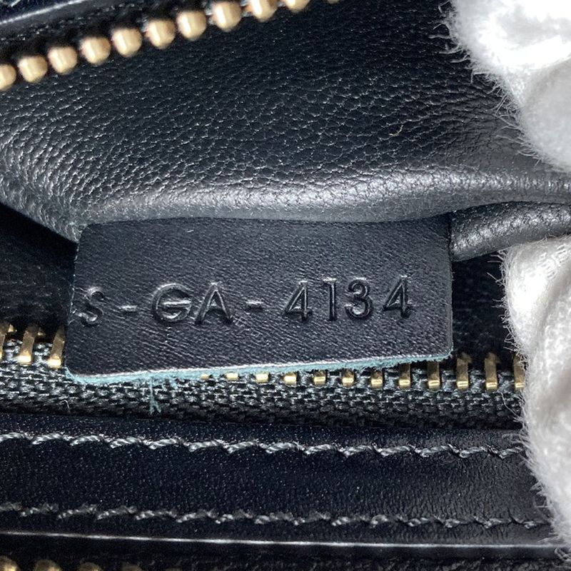 Celine Luggage Micro Handbag Canvas Leather