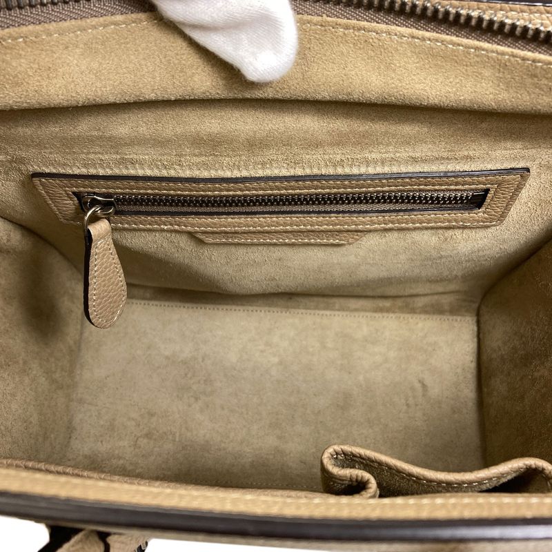 Celine Luggage Micro Handbag Calf