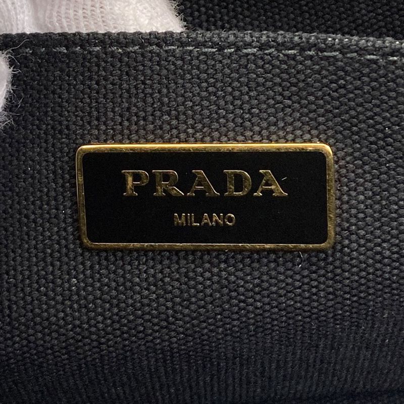 Prada Canapa Mini 2-Way Handbag Canvas