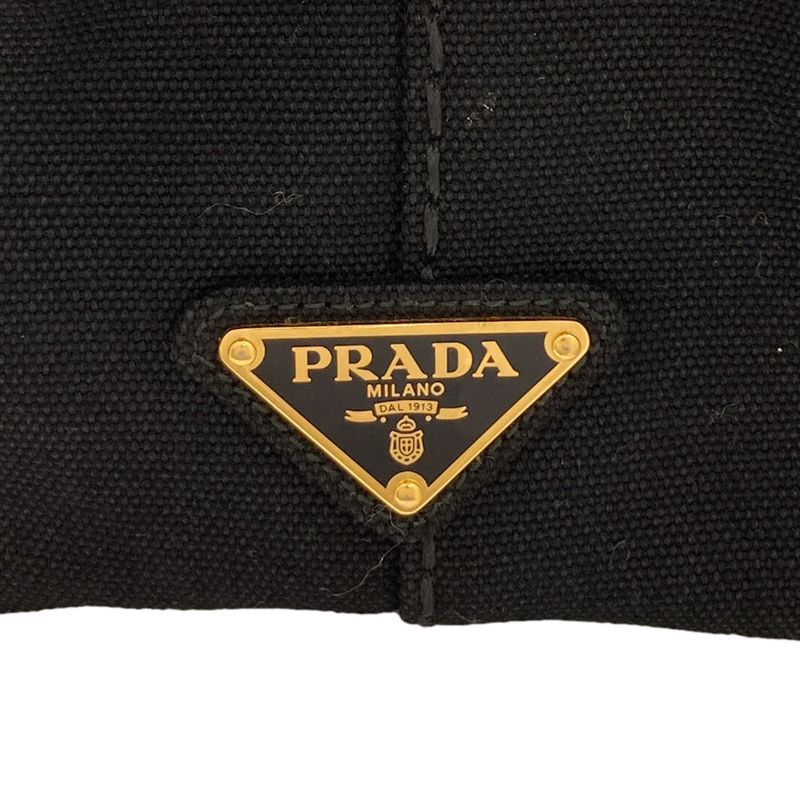 Prada Canapa Mini 2-Way Handbag Canvas
