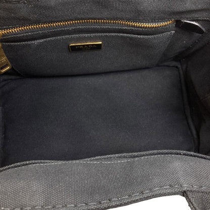 Prada Canapa Mini 2-Way Handbag Canvas
