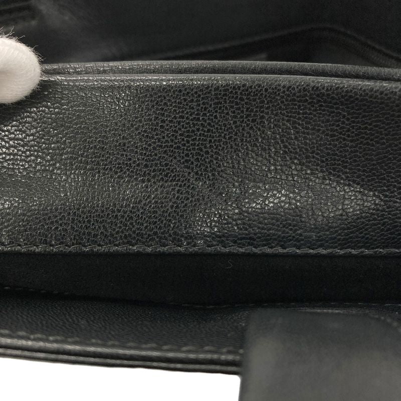 Bvlgari Logo Handbag Leather