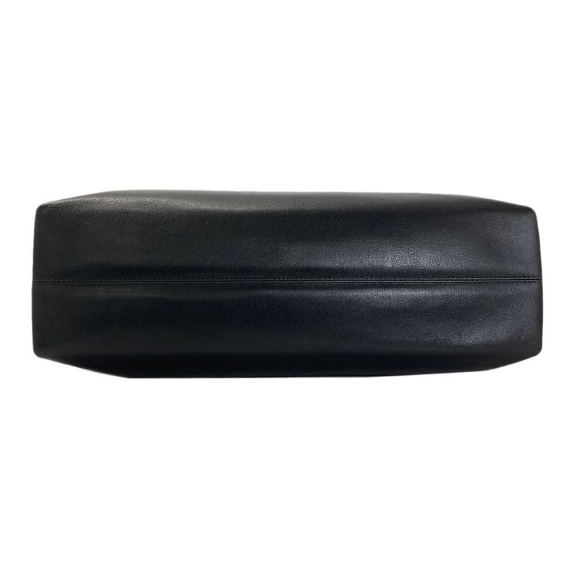 Bvlgari Logo Handbag Leather