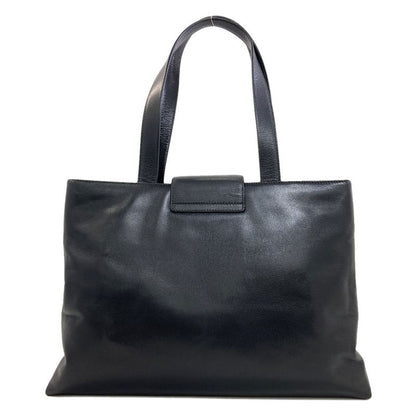 Bvlgari Logo Handbag Leather