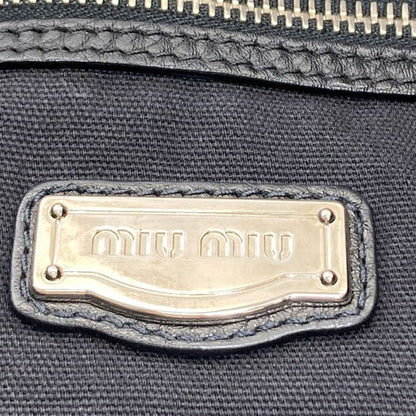 Miu Miu Logo Tote Leather