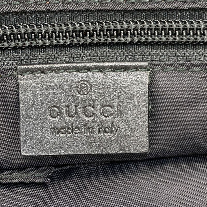 Gucci Logo Motif Boston Bag Canvas