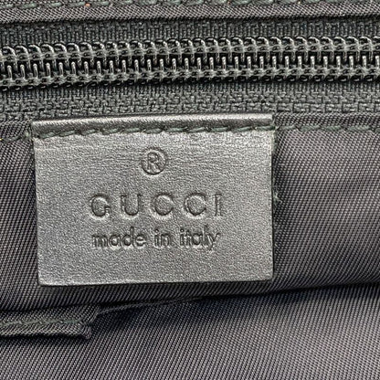 Gucci Logo Motif Boston Bag Canvas