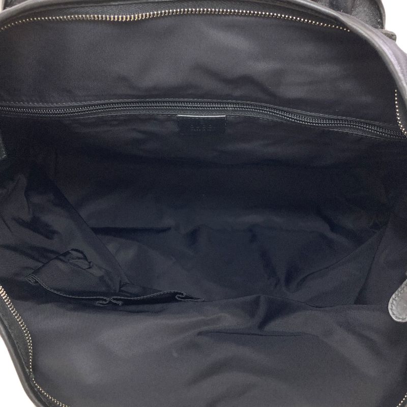 Gucci Logo Motif Boston Bag Canvas