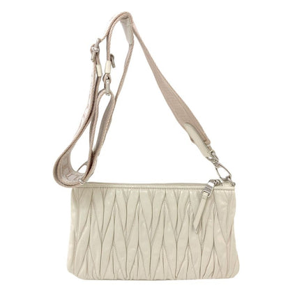 Miu Miu Matelasse Shoulder Bag Calf