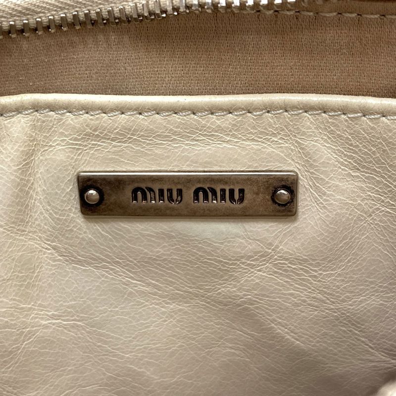 Miu Miu Matelasse Shoulder Bag Calf