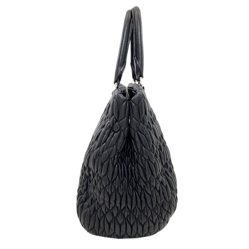 Miu Miu Crystal Matelasse 2-Way Tote Calf