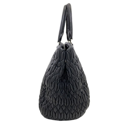 Miu Miu Crystal Matelasse 2-Way Tote Calf