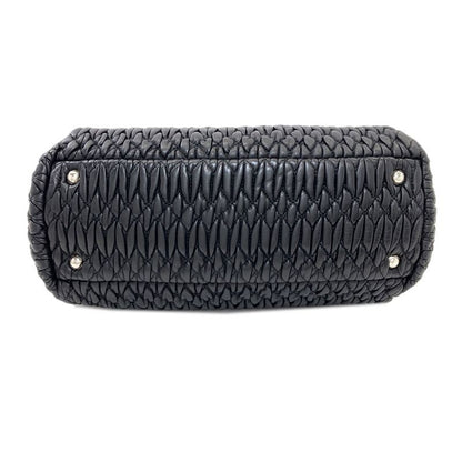 Miu Miu Crystal Matelasse 2-Way Tote Calf