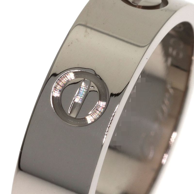 Cartier Love Ring 57 18k White Gold
