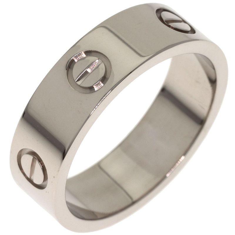 Cartier Love Ring 57 18k White Gold
