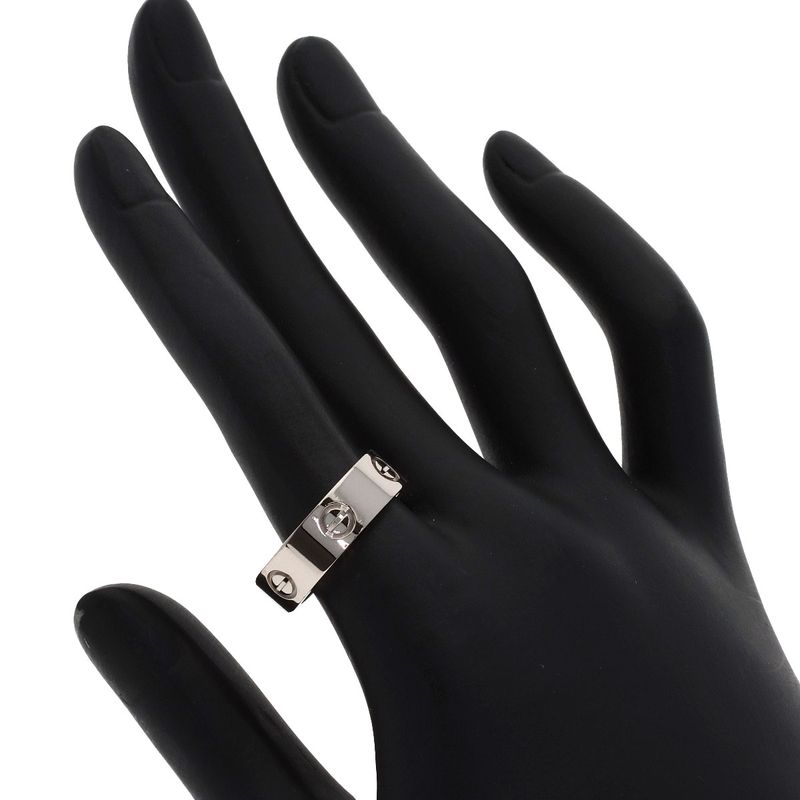 Cartier Love Ring 57 18k White Gold