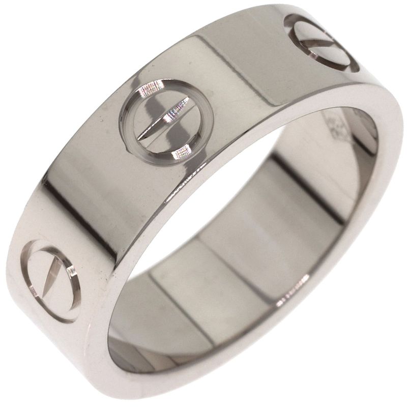Cartier Love Ring 48 18k White Gold