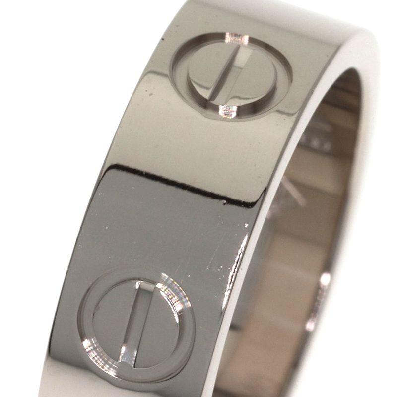 Cartier Love Ring 48 18k White Gold