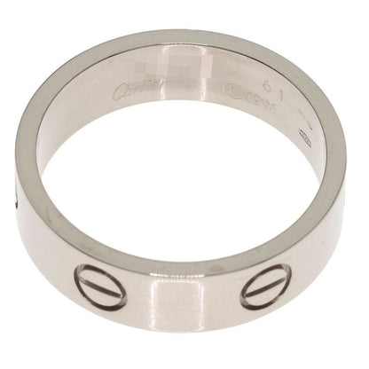 Cartier Love Ring 61 18k White Gold
