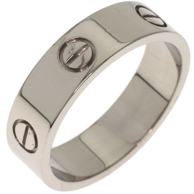 Cartier Love Ring 61 18k White Gold