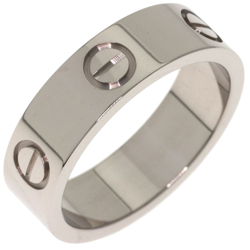 Cartier Love Ring 53 18k White Gold
