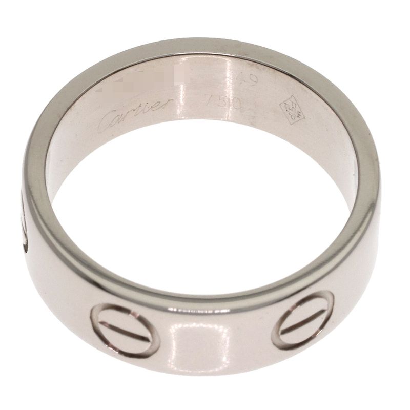 Cartier Love Ring 49 18k White Gold