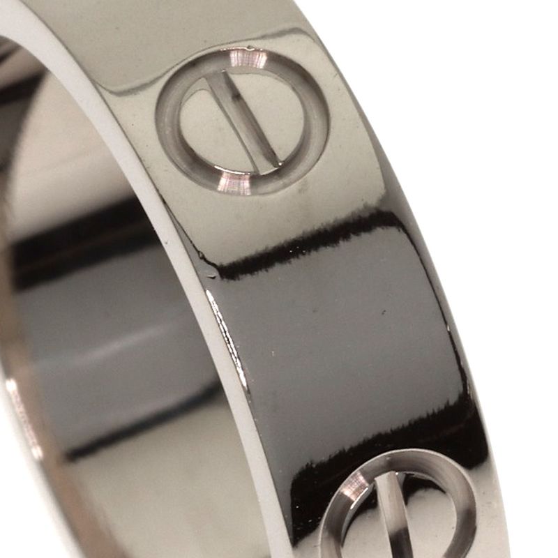 Cartier Love Ring 55 18k White Gold