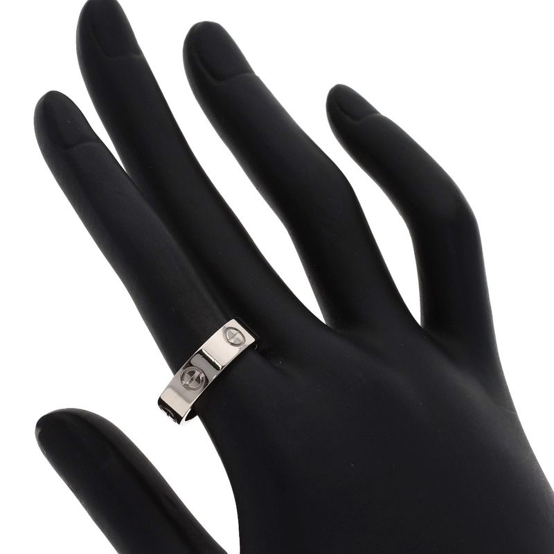 Cartier Love Ring 55 18k White Gold