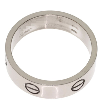 Cartier Love Ring 61 18k White Gold