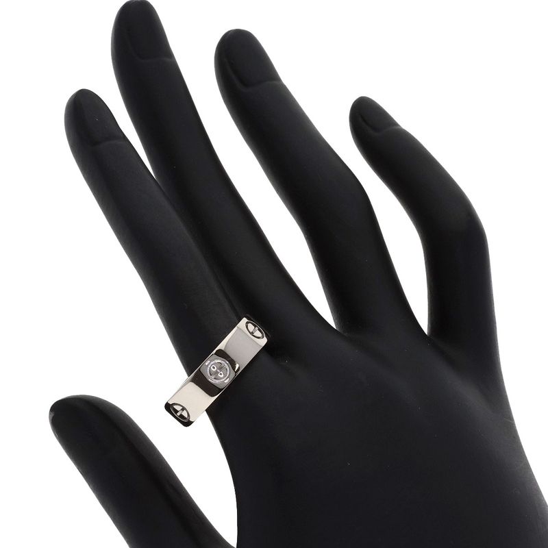 Cartier Love Ring 61 18k White Gold