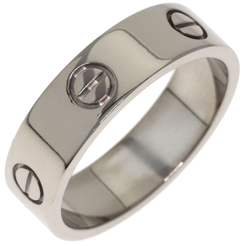 Cartier Love Ring 61 18k White Gold