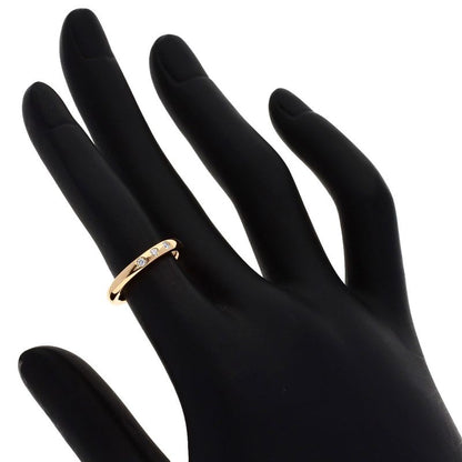 Tiffany & Co Stacking Band Diamond Ring 18k Yellow Gold