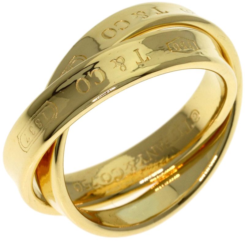 Tiffany & Co Interlocking Circle Ring 18k Yellow Gold