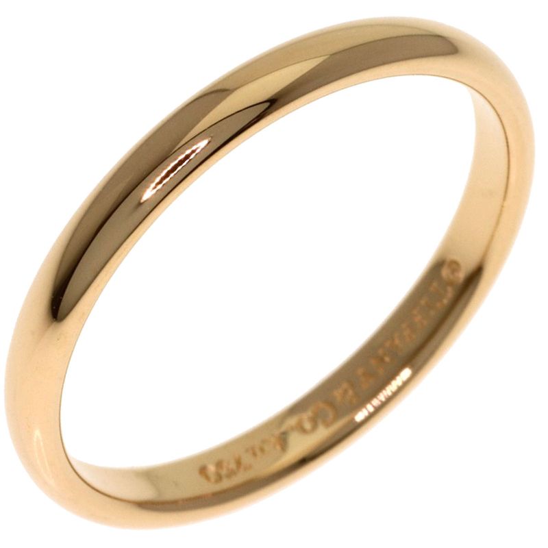 Tiffany & Co Wedding Band Ring 18k Pink Gold