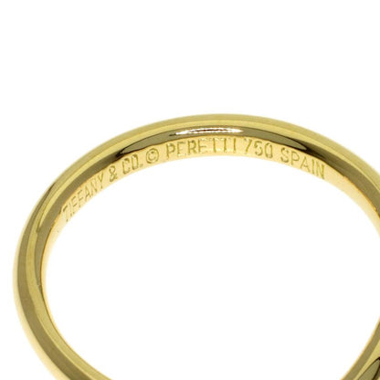 Tiffany & Co T Cube Band Ring 18k Yellow Gold
