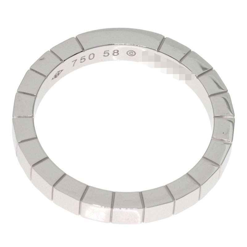 Cartier Lanier 58 Ring 18k White Gold