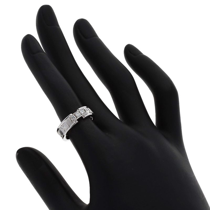 Tiffany & Co Atlas Diamond Ring 18k White Gold