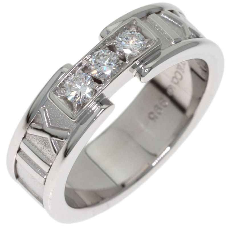 Tiffany & Co Atlas Diamond Ring 18k White Gold